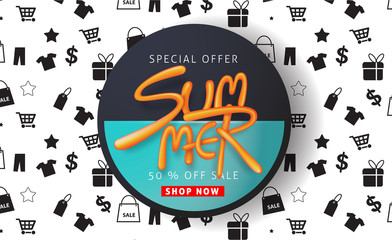 Summer sale background layout for banners,Wallpaper,flyers, invitation, posters, brochure, voucher discount.Vector illustration template.