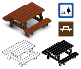 Picnic table