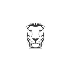abstract lion face logo