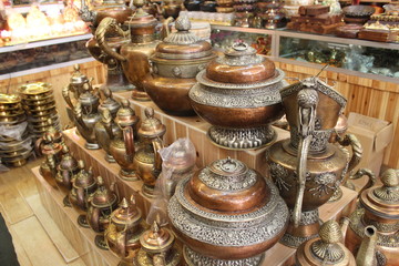 Amdo Tibet Tibetan Tradition Traditional Items Tools Tea Pot Pots Teapots New Ancient Style Styles China Qinghai Gansu Shop Shops Market Markets Expensive Asia Asian