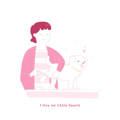 Pet, My little family