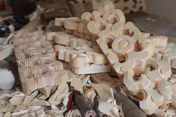 Carve Carving Carved Wood Wooden Decoration Design Hand Handmade Made Amdo Tibet Tibetan Traditional Tradition China Qinghai Gansu Minority Home Decor Monastery Asia Asian