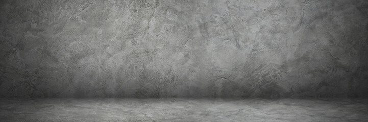 horizontal cement wall and floor with shadow for background and design