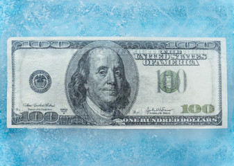 100 dollars frozen melt.