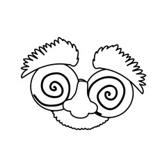 Obraz premium April fools day icon vector illustration graphic design