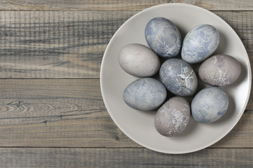 Grey Easter eggs