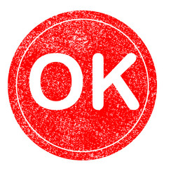 ok stamp on white background. ok rubber stamp.