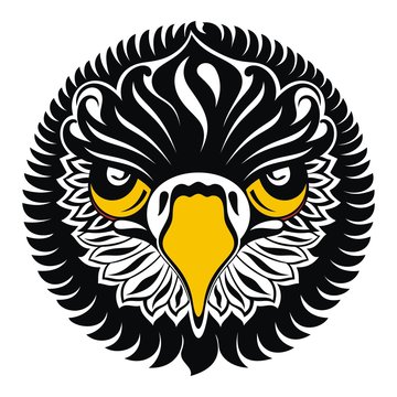 Eagle head. Tattoo design