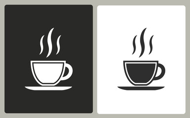 Coffee cup - vector icon.