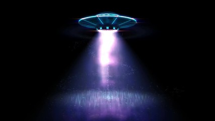 Highly detailed huge spaceship approaching to the Earth to steal humans. 4k animation - Powered by Adobe