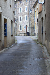 Fototapeta na wymiar Alte Stadtviertel in Luxemburg