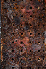 rusty grungy metal