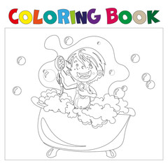 Boy in the bathroom.