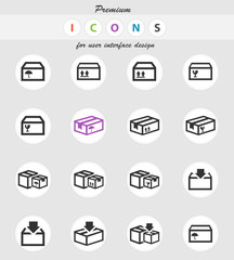 box icon set