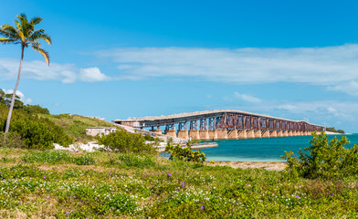Old Bridge on Keys Islands, FL