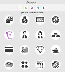 casino icon set