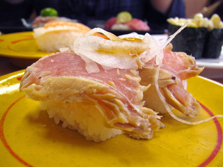 焼きトロびんちょう鮪たたき 
