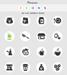coffee icon set