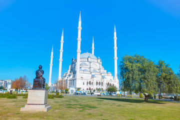 The Stone Bridge and Sabanci Mosque, Adana, Turkey