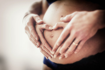 Couple expecting a child