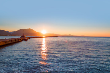 Alanya Port at sunrise