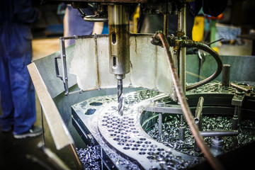 Modern industrial lathe