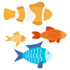 Naklejka premium Aquarium fish