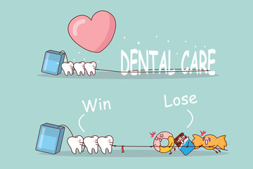 tooth with dental care