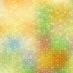 Abstract background, geometric design, vector illustration. Geometric tesselation of colored surface. Stained-glass window style. Abstract color blur.