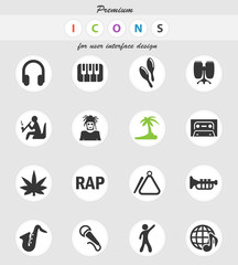 music icon set