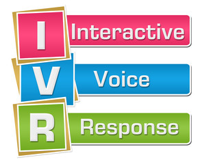 IVR - Interactive Voice Response Colorful Squares Vertical 