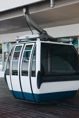 Cable car in Lisbon, Portugal