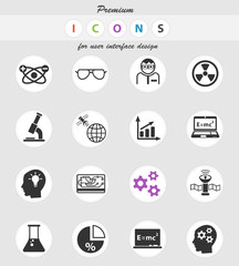 science icon set