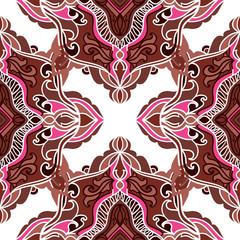 Seamless ornamental background. Vector illustration.