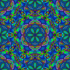 Seamless ornamental background. Vector illustration.