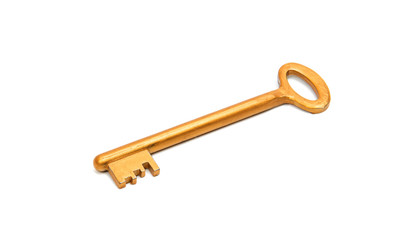 Golden key isolated
