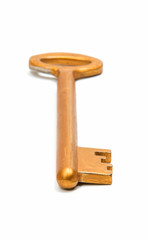 Golden key isolated