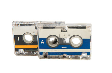 Retro cassette isolated