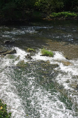 Weir on river