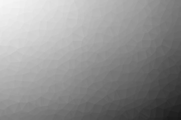 Polygonal abstract geometric shades of gray triangular low poly style gradient background illustration - 144191817