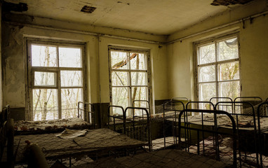 Abandoned kindergarten in Chernobyl