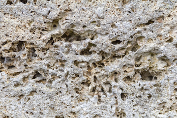 cavernous stone detail