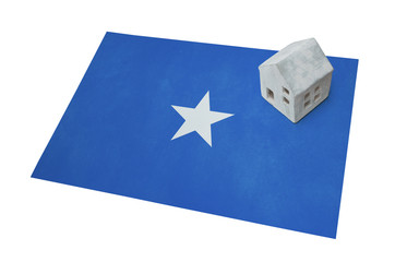 Small house on a flag - Somalia