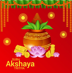 Naklejka premium Akshaya Tritiya.