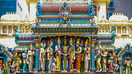 The Sri Krishnan Temple in Singapore is a beautiful Hindu on Waterloo Street