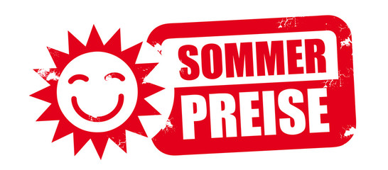 Stempel Sommer Preise - Grafikelement - obrazy, fototapety, plakaty
