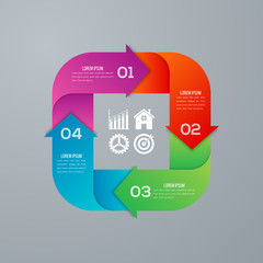 Business infographic. Vector illustration.