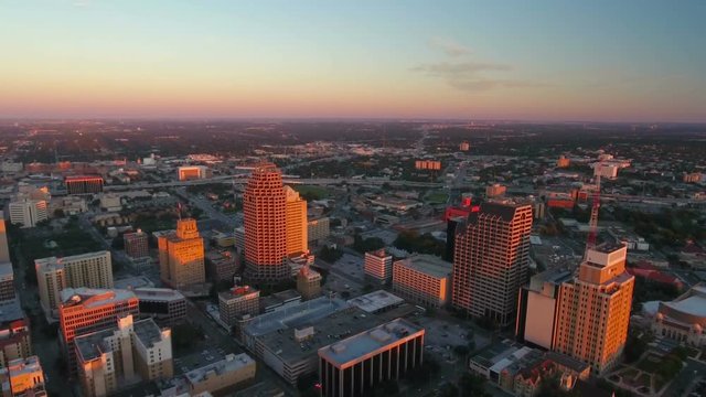 Aerial Texas San Antonio September 2016 4K