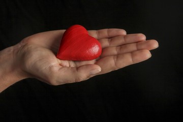 Herz in Hand