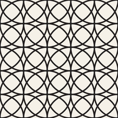 Naklejka premium Vector Seamless Pattern. Abstract Geometric Background Design. Stylish Lattice Texture 